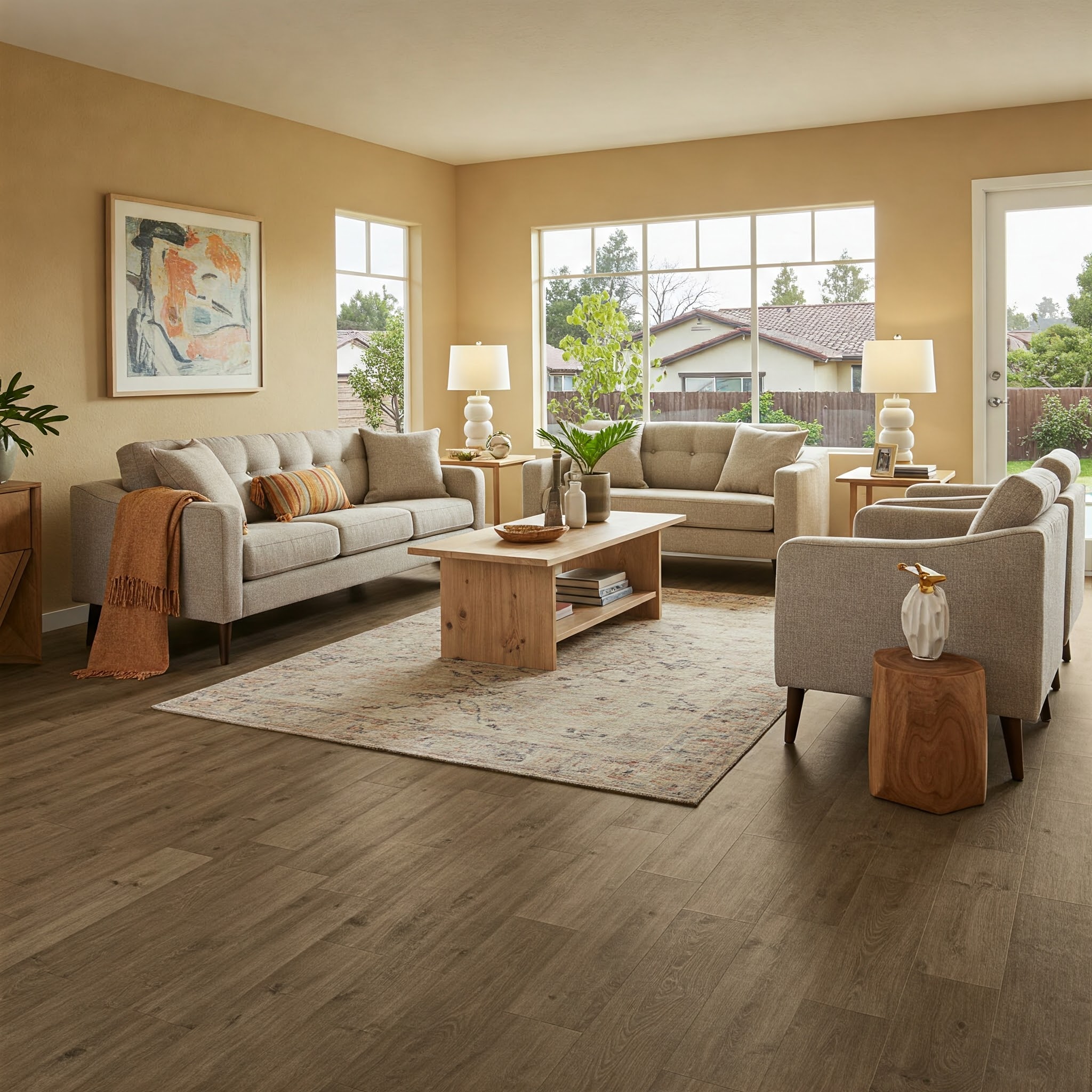 Transforming Your Living Room: The Best Vinyl Flooring Choices for Comfort and Style in Santa Ana